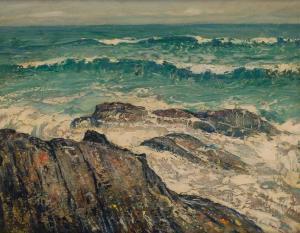 DEARTH Henry Golden 1864-1918,Passing Wave,1917,William Doyle US 2018-04-18