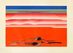DEBASHIS M.,Lying on Beach,1979,Ro Gallery US 2023-04-14