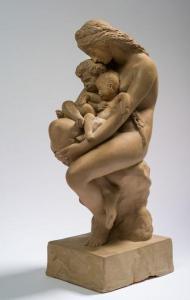 DEBAY Auguste 1804-1865,Eve et ses enfants ou Le berceau primitif,Neret-Minet FR 2019-05-29