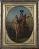DEBON François Hippolyte 1807-1872,Janissaire Turc,19th century,Tooveys Auction GB 2021-06-23