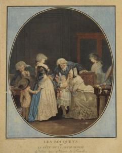 DEBUCOURT Philibert Louis 1765-1832,Les Bouquets ou la Fête de la grand-maman,Rossini FR 2019-04-02