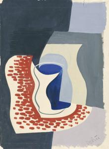 DEBUS Maximilian 1904-1981,Stilleben abstrakt,Galerie Bassenge DE 2018-12-01
