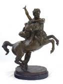DEBUT Jean Didier 1824-1893,Centaur porywający dziewczynę,Rempex PL 2009-02-25