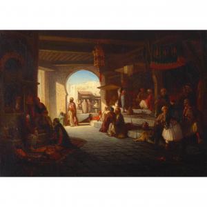 DECAMPS Alexandre Gabriel 1803-1860,A market scene,Bonhams GB 2024-03-12
