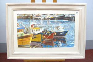 DECENT Martin 1954,End of the Day, Newlyn, Cornwall,2005,Sheffield Auction Gallery GB 2022-10-14