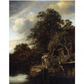 DECKER Cornelis Gerritsz,A WOODED RIVER LANDSCAPE WITH A WOMAN AND CHILD LO,Sotheby's 2007-11-13