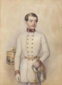 DECKER Gabriel 1821-1855,Bildnis von Graf Theodor Hütter in Uniform,Palais Dorotheum AT 2019-11-23