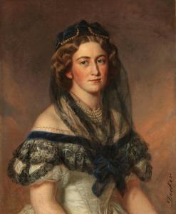 DECKER Georg 1819-1894,Portrait of a Lady,Palais Dorotheum AT 2020-05-13