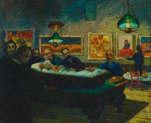 DECKER John 1895-1947,Homage to Van Gogh,1941,John Moran Auctioneers US 2023-08-29