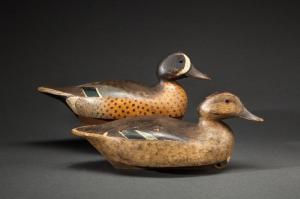 DECOYS Wildfowler 1939-1957,Blue-Winged Teal Pair,1940,Copley US 2014-07-25