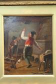 DEFFREGGER 1800-1800,Dancing figure in a workshop,Reeman Dansie GB 2016-08-02