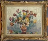 DEFROYENNES Edmond 1896-1977,Vase de fleurs,Monsantic BE 2014-09-08