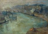 DEGALLAIX Louis 1877-1951,Vue de la Seine à Paris,AuctionArt - Rémy Le Fur & Associés FR 2019-01-23