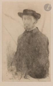 DEGAS Edgar 1834-1917,Autoportrait,1857,Ader FR 2024-04-03