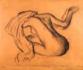 DEGAS Edgar 1834-1917,Femme nue assise, s'essuyant,Christie's GB 1998-11-19