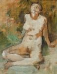 DEGAS Edgar 1834-1917,Nu assis,1880,Tajan FR 2014-07-28