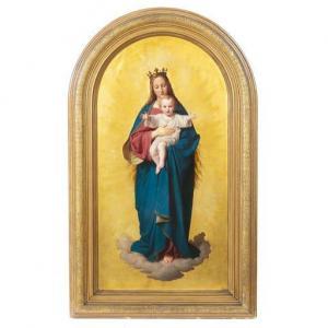 DEGER Ernst 1809-1885,The Virgin as Queen of Heaven,Marques dos Santos PT 2021-04-28