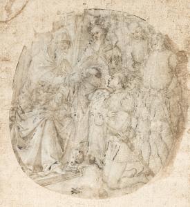 degli orioli Pietro di Francesco 1458-1496,AGENOUILLÉ BÉNI PAR UN ROI,Sotheby's GB 2017-03-30