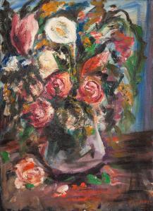 DEGNER Arthur 1887-1972,Flowers in a vase,1922,Desa Unicum PL 2023-04-20