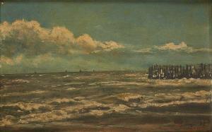 DEGREEF Albert 1800-1900,Vue de la mer du Nord,1997,Horta BE 2016-06-20