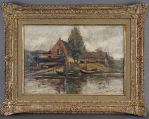 DEGREEF Amedee 1878-1969,Barques,Legros BE 2021-03-25