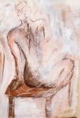 DEHMEL Lisa 1944,Female nude,1986,Nagel DE 2021-06-09