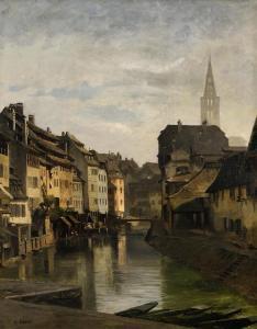 DEHN Georg 1843-1904,Stadtansicht (Freiburg?),Scheublein Art & Auktionen DE 2021-09-24