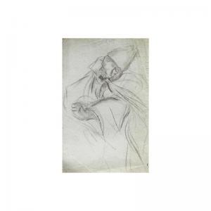 DEHODENCQ Alfred 1822-1882,ETUDE POUR LA MARIÉE JUIVE, ÉTUDES DE PERSONNAGES,,Sotheby's 2005-10-20