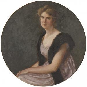 DEITERS Hans,Bildnis einer jungen Frau mit hochgesteckten Haare,1910,Winterberg Arno 2023-10-21