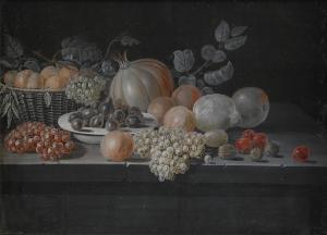DEITZSCH Johann Jacob 1713-1776,Stilleben med frukter,Stockholms Auktionsverket SE 2009-11-25