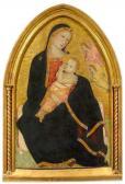 del BIONDO Giovanni 1340-1400,Madonna dell\’Umiltà and two angels,Galerie Koller CH 2020-09-25