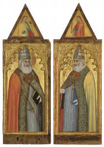 del BIONDO Giovanni,Saint Peter, with Saint Ursula above; Saint Gregor,Christie's 2024-01-31
