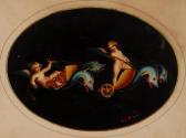 del BUONO Luigi 1800,Classical study cherub chariot racing,Burstow and Hewett GB 2009-04-29