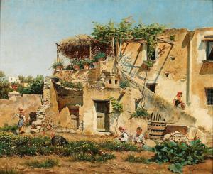 Del CAMPO Federico 1837-1923,A Scene in Capri,Palais Dorotheum AT 2023-05-02
