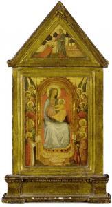 del CASENTINO Jacopo Landini 1297-1358,Madonna and Child,1349,Galerie Koller CH 2012-09-18