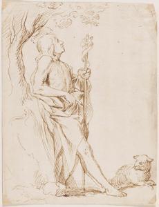 del CASTILLO Y SAAVEDRA Antonio 1616-1668,John the Baptist,Galerie Koller CH 2022-09-23
