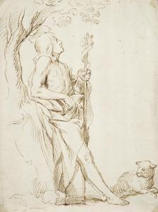 del CASTILLO Y SAAVEDRA Antonio,Saint John the Baptist leaning against a tree,Christie's 2024-02-01