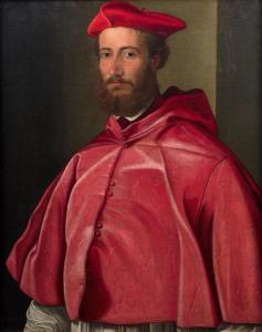 del CONTE Jacopino,Portrait d'un cardinal,Artcurial | Briest - Poulain - F. Tajan 2024-02-06