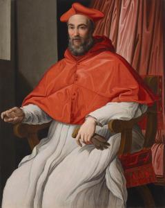 del CONTE Jacopino,Portrait of Niccolo Gaddi (1537-1591), in cardinal,Christie's 2024-01-31