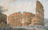 DEL DRAGO Antonio 1700-1800,Personnages devant le Colisée en ruines,Christie's GB 2007-03-22