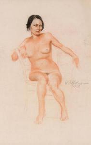 DEL FEDERICO G,Nudo di donna seduta,1922,Antonina IT 2010-11-12