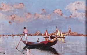 DEL FRATE ENRICO 1929-2006,Bacino di San Marco,Bellmans Fine Art Auctioneers GB 2022-01-18