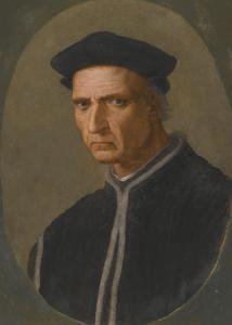 del Ghirlandaio Ridolfo,PORTRAIT OF PIERO SODERINI (1450-1522), HALF LENGT,Sotheby's 2012-12-06