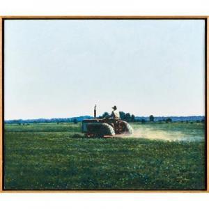 DEL GROSSO JAMES 1941-2013,Man with Tractor,Rago Arts and Auction Center US 2017-08-27