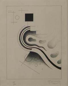 DEL MARLE Félix Aimé 1889-1952,Composition,1946,Mercier & Cie FR 2023-10-28