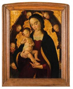 del MASSARO DA VITERBO Antonio Pastura,Madonna con Bambino,Wannenes Art Auctions 2020-12-21