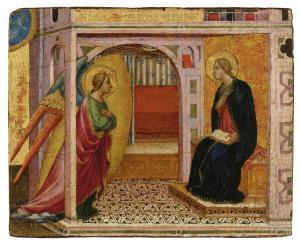 DEL MAZZA Tommaso 1375-1391,The Annunciation,Christie's GB 2023-12-07