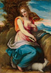 DEL MINGA Andrea 1535-1596,St Agnes,Palais Dorotheum AT 2015-04-21