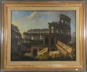 DEL MONTE Artus,"Vue du Colisée à Rome",Rops BE 2015-04-12