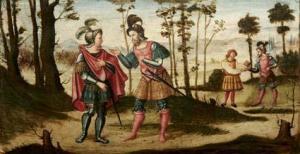 DEL PACCHIA Girolamo 1477-1533,Scena cavalleresca,Finarte IT 2005-04-17